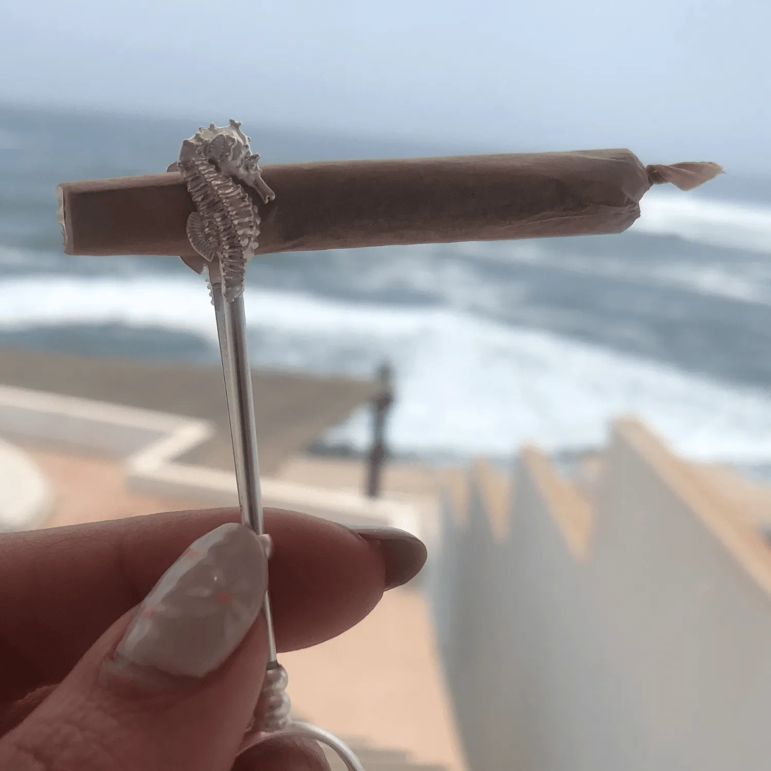 Peru Seahorse Smoke Holder - Image 6