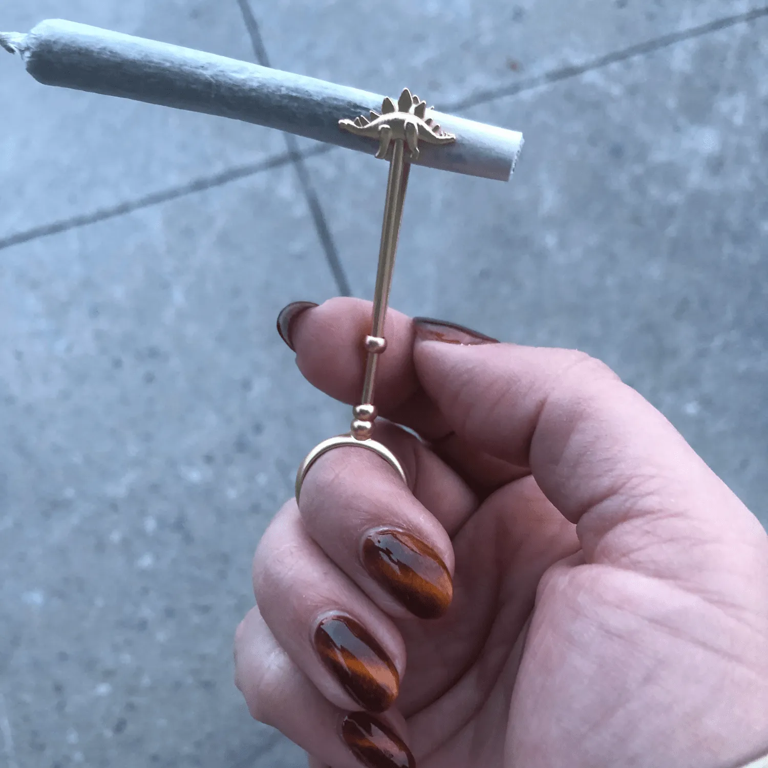 Beginning Of Time Smoke Holder Stegosaurus - Image 4